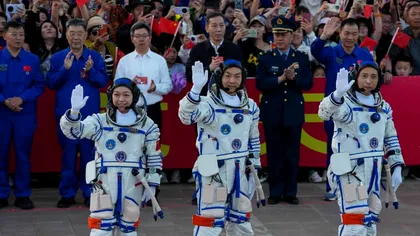 China a lansat o nouă misiune spațială cu echipaj uman. Un astronaut va petrece un an întreg pe stația Tiangong