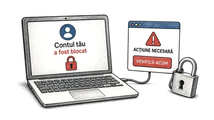 „Contul tău a fost blocat”: cele mai credibile texte de phishing și ce le trădează