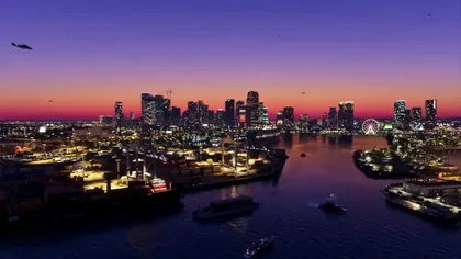 Rockstar a publicat o nouă imagine din GTA 6. Vice City arată spectaculos noaptea, iar precomenzile încep curând