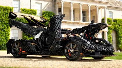 Mașina Lego care a făcut istorie la Goodwood: Koenigsegg în mărime naturală a prins peste 100 km/oră