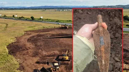 Descoperire surprinzătoare pe șantierul de la Băicoi. Arheologii au găsit un artefact vechi de peste 2.500 de ani
