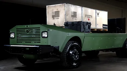 Camionul militar fără șofer intră în era electrică: Harbinger și Rheinmetall pregătesc vehiculul robot pentru război