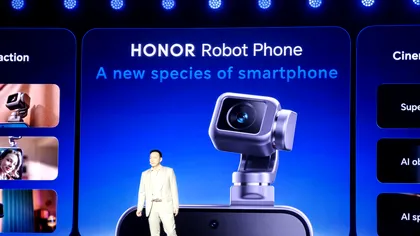Honor dezvăluie camera telefonului Robot Phone înainte de lansare. Senzor de 200 MP și tehnologie Arri pentru filmări cinematografice