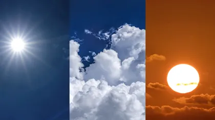 Cum  va fi vremea în weekend. Zonele în care temperaturile scad brusc, unde se menţine canicula
