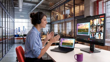 Lenovo vrea să pună AI-ul în centrul biroului, de la PC și monitor până la securitate
