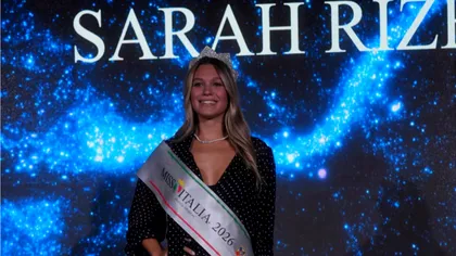 Cine este Sarah Maria Rizea, românca devenită Miss Italia 2026. Are 18 ani și aproximativ 100 de medalii în palmares