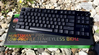 REVIEW Razer Huntsman V3 Pro Low-profile TKL 8KHZ - tastatura de gaming așteptată de mulți vine cu o premieră importantă și performanță impresionantă