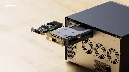QNAP lansează un nou NAS ZFS pentru AI și virtualizare, cu viteze de până la 25GbE