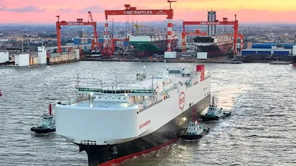 BYD își construiește propria flotă uriașă de nave pentru mașini: încă 10 vapoare pot transporta câte 9.200 de automobile