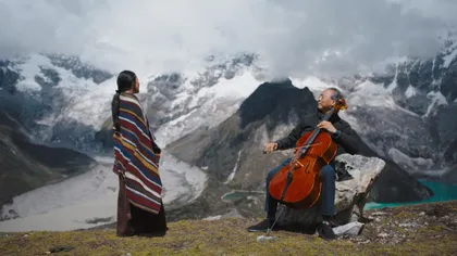 Yo-Yo Ma duce violoncelul în Himalaya, la aproape 5.500 de metri. Documentarul filmat printre ghețarii care dispar