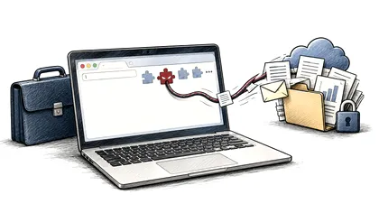 Extensiile de browser, accesoriile care văd tot: cât de ușor poate fi compromis un calculator de serviciu?