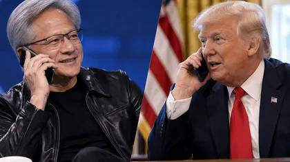 Jensen Huang îi promite lui Trump că AI-ul american nu va încetini: „Nu vom lăsa asta să se întâmple”