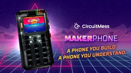 MAKERphone 2.0, telefonul 4G pe care îl construiești singur și îl transformi într-o consolă de jocuri cu AI