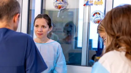 Mirabela Grădinaru, în secțiile de Neonatologie de la Filantropia și Marie Curie. Investițiile majore făcute pentru nou-născuții în stare critică