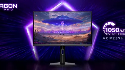 AOC duce gamingul la 1000 Hz: noul AGON PRO ajunge la 1050 Hz și promite imagini extrem de fluide