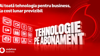 Vodafone Business lansează Tehnologie pe Abonament: echipamente, conectivitate, securitate și servicii profesionale într-un singur abonament lunar