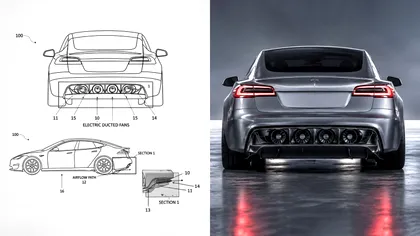 Tesla a brevetat mașina care se lipește de asfalt cu patru ventilatoare. Tehnologia care ar putea transforma noul Roadster