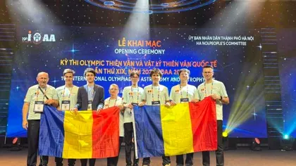Trei medalii de aur pentru România la olimpiada de astronomie. Din ce școli provin elevii premiați