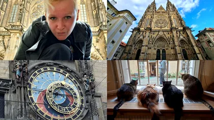 Praga la pas, de la ceasul astronomic și Catedrala Sfântul Vitus la străduțele boeme și cafenelele cu pisici | FOTO-VIDEO