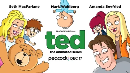 Ted se întoarce, dar de data asta în animație. Mark Wahlberg și Amanda Seyfried revin în noul serial al lui Seth MacFarlane