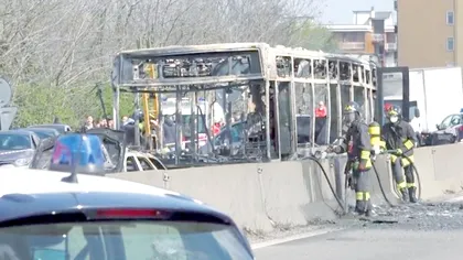 Milano, Italia: Atac asupra unui autobuz școlar. 51 de copii, sechestrați de șofer