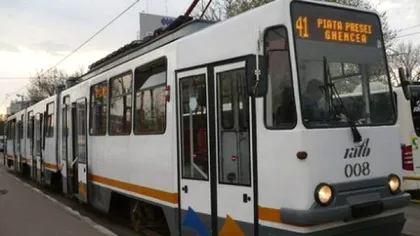 București: Tramvaiul 41, oprit în iulie și august pe jumătate din traseu