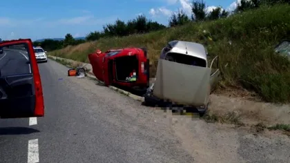 Accident rutier violent, în Caraș-Severin. Un mort și 4 răniți