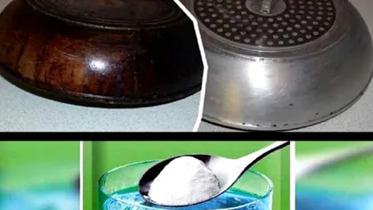 Așa cureți tigăile de grăsime și negreală cu bicarbonatul de sodiu