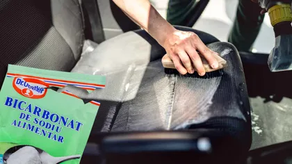 Cum să folosești bicarbonatul de sodiu pentru a-ți curăța tapițeria mașinii