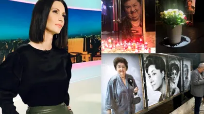 Andreea Berecleanu a mers la priveghiul Tamarei Buciuceanu de la Teatrul Bulandra. Mesajul dureros postat de vedeta Antena 1