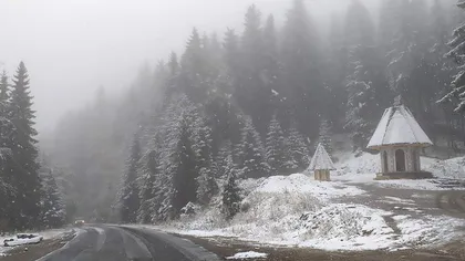 A început iarna în România: prima ninsoare a căzut la Neamț, dar precipitațiile se extind