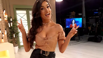 Ipostaze tandre între vedeta iUmor și Viviana Sposub, asistenta de la Vorbește Lumea. Nimeni nu știa că sunt împreună