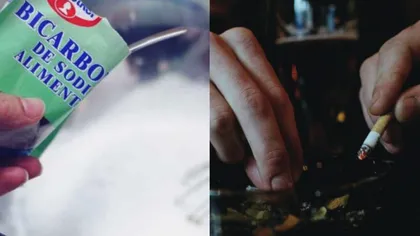 Ce se întâmplă dacă pui bicarbonat de sodiu în scrumieră. Efectul este neașteptat