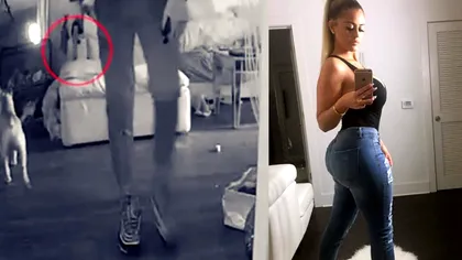 Ce a pățit un hoț după ce a intrat peste un fotomodel. Tânăra era complet dezbrăcată