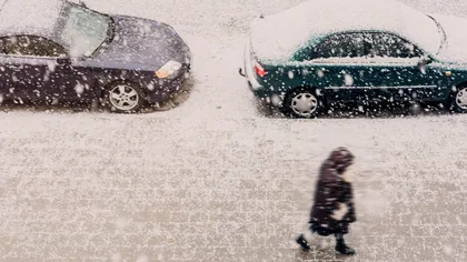Cod galben de ninsori și viscol. ANM a revizuit prognoza. Mai multe județe sunt lovite de fenomene meteo extreme
