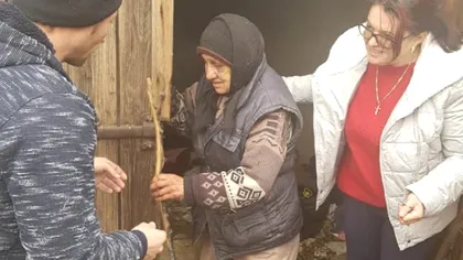 Minune în prag de Sărbători în Vaslui. Ce s-a întâmplat cu o bătrână necăjită: „Trăia mai rău ca un animal”