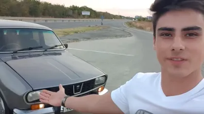 Uluitor ce a făcut un tânăr din Craiova cu Dacia 1300 moștenită de la bunic. Are inclusiv deschidere cu comandă vocală