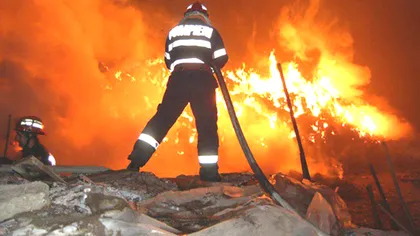 Incendiu de proporții în Cluj!  Casa ardea ca o torță la sosirea pompierilor