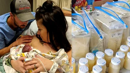 A donat 15 litri de lapte matern, după ce bebelușul ei a murit. Povestea emoționantă a unei mame îndurerată