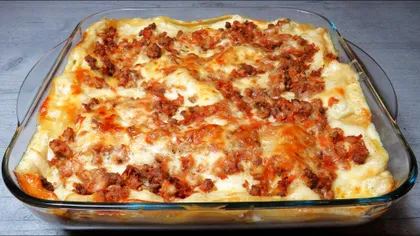 Cea mai simplă rețetă de lasagna pe care s-o faci acasă. Iese super dacă urmezi următorii pași!