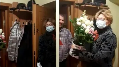 Video. Nu ai cum să îți stăpânești lacrimile. Asistenta din Botoșani care a scăpat cu viață din lupta anti-COVID-19 este primită cu 