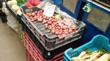 Au apărut pe piață primii cartofi noi românești. Cât costă un kilogram, în piețele din București