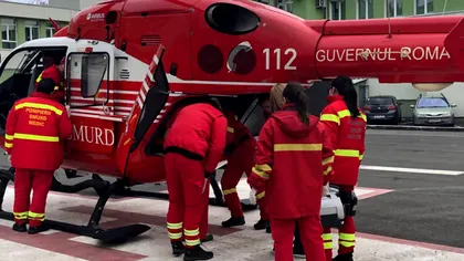 Accident extrem de grav în Marghita! Un biciclist a fost preluat în stare gravă de un elicopter SMURD