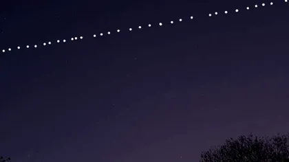 Când pot fi văzuți sateliții lui Elon Musk, în București. Unde trebuie să vă uitați și la ce oră