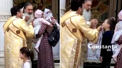 VIDEO: ”Prea ticălosul” ÎPS Teodosie a împărtășit cu aceeași linguriță mai mulți copii