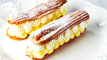Rețetă de eclere fără coacere. Cel mai bun desert rapid