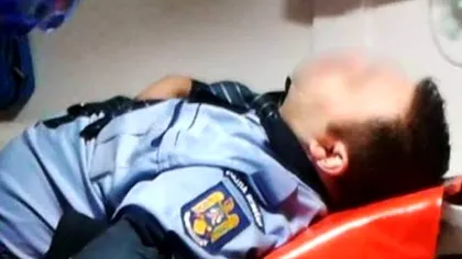 Polițist zgâriat de un bărbat infectat cu HIV și hepatita B, în timpul unei misiuni: 