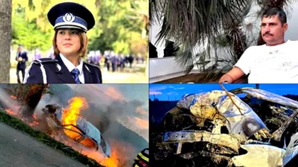 Tragedie fără margini în Brăila. Cine sunt cei doi polițiști care au ars de vii în urma unui accident de mașină. Se aflau în misiune