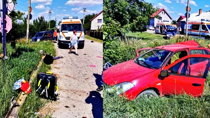 Accident tragic! Trenul a intrat într-o mașină. Imagini cu puternic impact emoțional