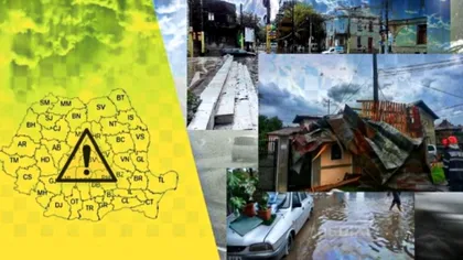 Alertă meteo în România. Vin furtunile: județele aflate în cod portocaliu